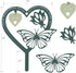 Memorial Gift Heart-shape Butterfly Ornament Plaque, Sympathy Gift for Loss of Father, Bereavement Condolence Remembrance Gift in Memory of Loved ...