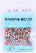 3000 Pieces Hot Fix Glass Flatback Rhinestones HotFix Round Crystal Gems (Rose Gold, SS10)...
