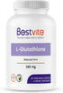 BESTVITE L-Glutathione 250mg (60 Vegetarian Capsules) - No Stearates - Vegan - Non GMO - Gluten Free...