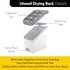 Glad Utensil Drying Rack for Kitchen Counter | Silverware Holder and Cutlery Drainer | Sink Organizer Caddy with 6 Compartments and 3 Knife Slots ...