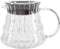 Fdit Transparent High Borosilicate Glass Coffee Pot Exquisite Coffee Maker Kettle Teapot Supply with Rubber Cover for Home Hotel Office(1#) Coffee...