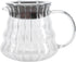 Fdit Transparent High Borosilicate Glass Coffee Pot Exquisite Coffee Maker Kettle Teapot Supply with Rubber Cover for Home Hotel Office(1#) Coffee...