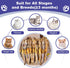 Freeze Dried Fish Dog Treats - Whole Capelin Fish Seeds Cats Treats Natural Single Ingredient Delicious Snacks Training Healthy Chews Food Pet Foo...
