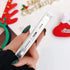 Lafunda Christmas Case for iPhone 15 Plus for Women Girls Kids Men Liquid Silicone Slim Soft TPU Bumper Cover Cute Clear Xmas Snowflake Series Pro...