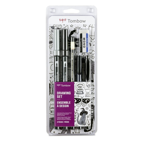 Tombow 56303 Drawing Set 6-Pack. Includes all the products you need to create doodles and illustrations!...