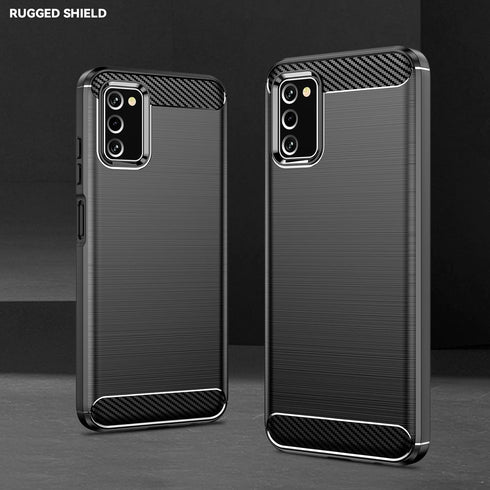 for Samsung A03S case, Galaxy A03S case with HD Screen Protector, Fashion Shock-Absorption Flexible TPU Bumper Soft Rubber Protective Case Cove fo...