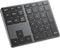 iClever Number Pad, Aluminum Wireless Number Pad for Multi Devices, USB-C Rechargeable, External 34-Keys Bluetooth Keyboard for Data Entry, Compat...