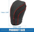 Gear Shifting Knob Cover Automatic Transmission Lever Trim for Toyota Camry 2018-2023 Corolla Hatchback 2019-2023 PU Leather Black Red...