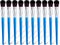 10pcs Mop Brush for Acrylic Painting, 1 Inch Oval Blending Brushes for Acrylic Painting, Paint Brushes with Wooden Handle for Acrylic Paint, Water...