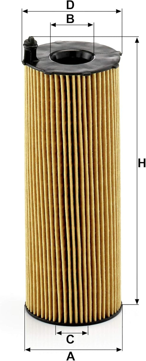 Mann Filter HU 8001 x Metal Free Oil Filter Element...