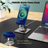 360° Rotatable Cell Phone Stand for Desk, Foldable and Adjustable Aluminum Metal Phone Holder, Compatible with iPhone 14/14 Plus/14 Pro/14 and Oth...