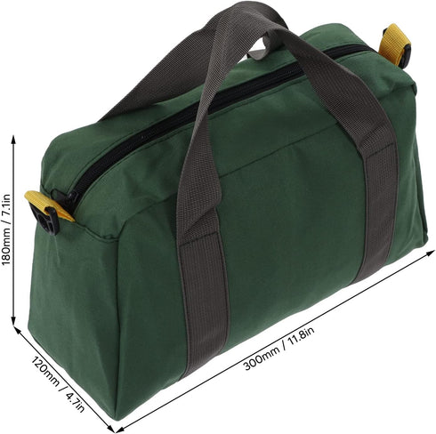 Wide Mouth Tool Bag, Portable Tool Tote Bag Storage Handbag Waterproof High Capacity Tool Storage Bag for Vehicle Maintenance Carpentry Technician...
