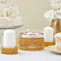 Bright Creations 7 Rolls Crystal Rhinestone Adhesive Strips for Crafts, Decor, Gifts (4 Sizes, Gold)...