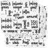Talented Kitchen 158 Pieces Food Storage Labels for Glass Kitchen Containers, Preprinted Black Script on Clear Stickers for Fridge, Freezer, Pantr...