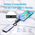 USB3.0 Type-C Multi Card Reader, SD/Micro SD/CF/MS/XD 5in1 Memory Card Reader, SD SDXC SDHC CF CFI TF Micro SD Micro SDXC Micro SDHC MS UHS-I Card...