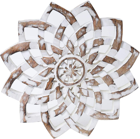 Wooden Trivets for Hot Pots and Pans Tea Pot Holder White Wash Wooden Trivets for Hot Pots and Pans Tea Pot Holder (8 inches, 2)...