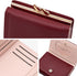 Wallet for Women Cute Wallet Card Holder for Girls Small Trifold RFID Blocking Wallet Zipper Leather Short Purse (Red)...