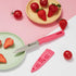 4 Pieces Kitchen Knife Set Stainless Steel Blade, Paring knife for Fruit and Vegetable with Matching Covers Colorful Combo Lovely Pink Color Gift ...