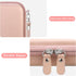 Canboc Carrying Case Compatible with KODAK Printomatic Digital Instant Print Camera, Zipper Mesh Pocket fit Photo Paper and Cable, Rose Gold (Case...