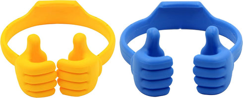 Honsky Thumbs-up Cell Phone Stands, Tablet Display Stands, Cellphone Holder, Mobile Smartphone Mount Cradle for Desk Desktop – Universal Multi-A...