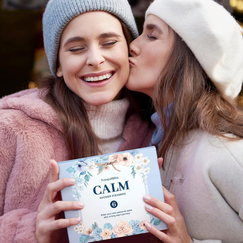 Shower Steamers 6 Count, Shower Steamers with Natural Ingredients, 6 Different Scents & Individually Wrapped, Christmas and Birthday Good Option f...