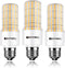 30W LED Corn Light Bulb 250W Equivalent 3000K Warm White E26 LED Light Bulb, 3750LM Non-dimmable Flicker Free Ceiling Fan LED Corn Bulb for Indoor...