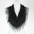 Triangle Scarf with Bobbin Lace Fringes for Women...
