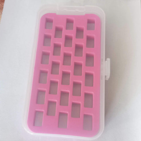 HONEYSEW Set of 2 Bobbin Box Organizers Sewing Machine bobbins Holder Contain 28 bobbins Storage Case...