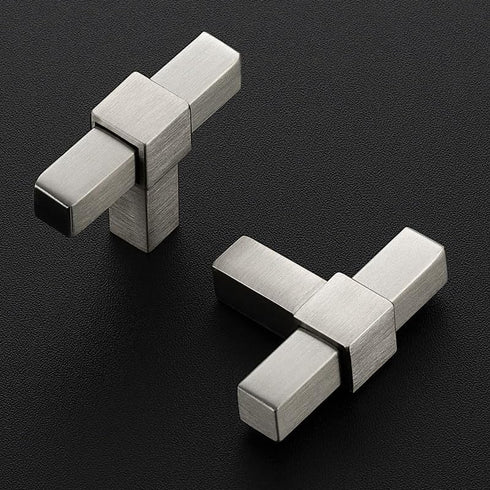 1 Pack Brushed Nickel Cabinet Handles - 2" Overall Length Cabinet Pulls Drawer Pulls Cabinet Hardware Kitchen Handles for Cabinets...