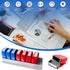 Self Inking Office Stamp Set for Approved Paid Completed Copy Faxed Scanned 8 PCS Stamps Busines Stamps Message Account Work Stamp...