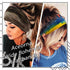 Wide Headbands Stretch Turban Knotted Hairbands Elastic Yoga Workout Sweatband Running Sport Head Scarf Large African Head Wraps for Women 4 Pcs (...
