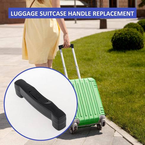Luggage Trunk Handle Wear Resistant Replacement Carrying Case Handle Suitcase Pull Handle Grip, 148mmx22mm...
