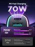 70W 4 Port Super Fast USB C Car Charger Adapter - A Must for Family Travel...
