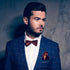 2 Pcs Solid Cinnamon Color Bow Tie and Pocket Square Man's Satin Bow Tie with Suit Handkerchief Pre Tied Style Pocket Square for Wedding Party Dre...