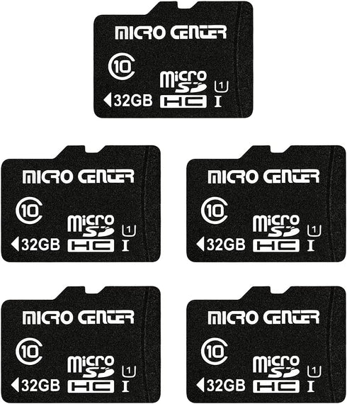 INLAND Micro Center 32GB Class 10 MicroSDHC Flash Memory Card with Adapter for Mobile Device Storage Phone, Tablet, Drone & Full HD Video Recordin...
