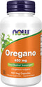 NOW Supplements, Oregano (Origanum vulgare) 450 mg, Free Radical Scavenger*, 100 Veg Capsules...