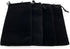 AEAOA Gift Bags, Pack of 25 Pieces 6" X 4" Velvet Drawstring Jewelry Pouches, for Candy, Pins, Jewelry, Treats, Birthday Party Favors (Black)...
