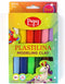 Pepy Plastilina Reusable and Non-Drying Modeling Clay; Box of 12-Color Sticks, 0.8 Ounce Each, Perfect for Arts and Crafts Projects...