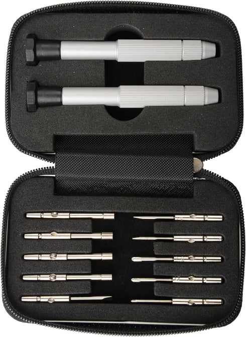Screwdrivers Kit Repair Tool for Eyeglass/Glasses/Watch/Cellphone/Clock 12-Pieces Eyeglass Repair Tools Kit Precision Mini Screwdriver Set (Travel...