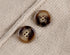 50PCS 5/8 inch (15mm) Suit 4-Hole Buttons Overcoat Resin Brown Color Buttons Crafts DIY Projects...