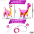 KatchOn Giant Pink Dinosaur Balloons - 35 Inch, Pack of 2 | Girl Dino Party Decorations | Birthday Decorations...