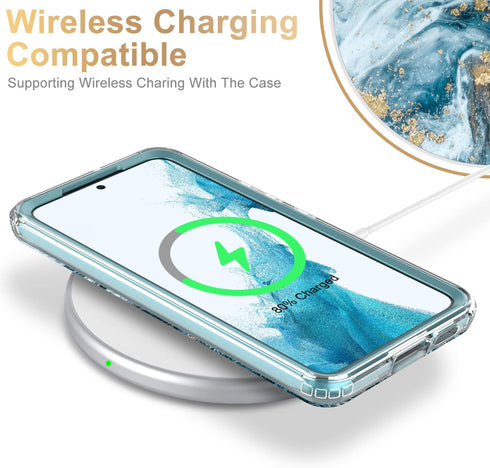 Esdot for Samsung Galaxy S22 Case,Military Grade Passing 21ft Drop Test,Rugged Cover with Fashionable Designs for Women Girls,Protective Phone Cas...