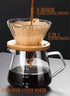 Roast'n Berry Hand Infused Coffee Maker, 300ml Borosilicate Glass Jug, Walnut Handle and Coffee Maker Lid...