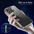 JJGoo Compatible with iPhone 14 Pro Max Case Clear, Non-Yellowing Shockproof Phone Case for 14 Pro Max, Slim Anti-Scratch Hard PC Back Protective ...