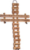 Holy Land Market Spanish - Espa±ol - Lord prayer Olive wood Cross from Bethlehem with a Certificate and Lord prayer card (9.5 Inches)...