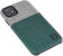 Dockem Wallet Case for iPhone 11: Built-in Metal Plate for Magnetic Mounting & 2 Card Holders (6.1" Luxe M2 Synthetic Leather, Green & Grey)...