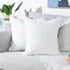 MANDIOO Pack of 2 Pure Snow White Faux Fur Fuzzy Cozy Soft Decorative Throw Pillow Covers Set Cushion Cases Pillowcases for Sofa Bedroom Car 16x16...