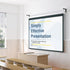 WALI Universal Projector Screen Ceiling Mount, Wall Hanging Mount L-Brackets, 6 inch Adjustable Extension with Hook Kit, Perfect Projector Screen ...