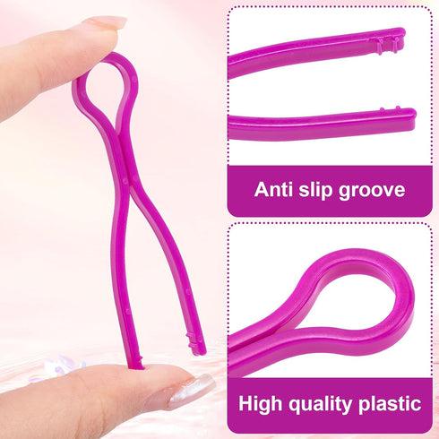 HINZIC 150pcs Plastic Bobbin Thread Holders, Thread Buddies Bobbin Clips, Thread Spools Clamps Organizing Pairing Matching Quilting Sewing Machine...