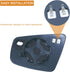 Driver Left Side Heated Mirror Glass Compatible with Buick Lacrosse 2009-2015 22857476...
